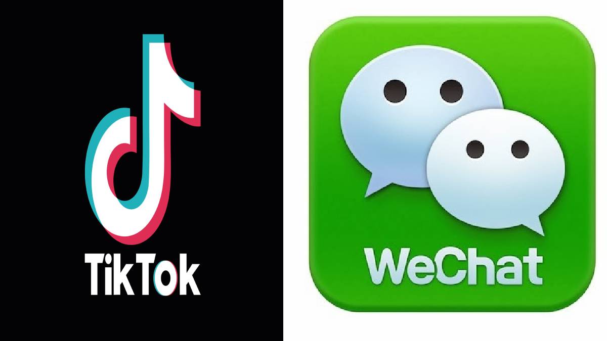 Tiktok and Wechat Logo