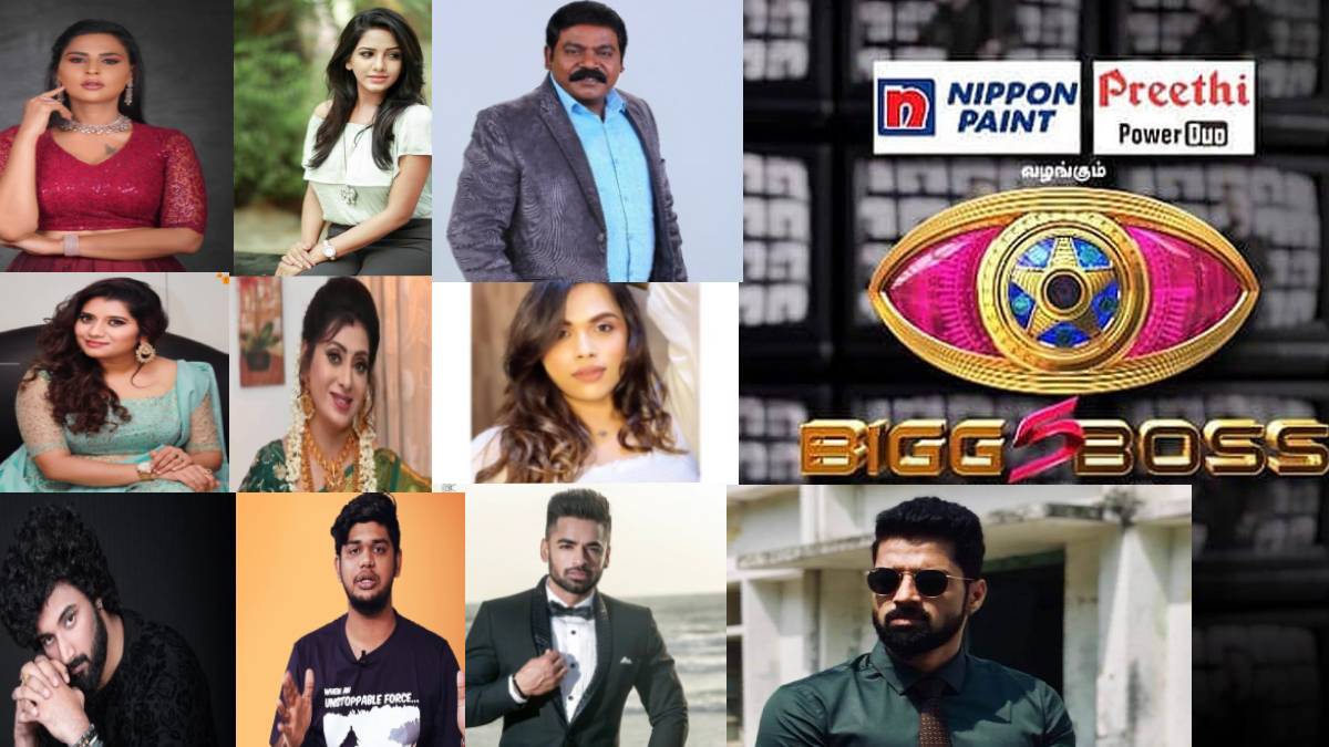 Contestants tamil season list boss 5 bigg Bigg Boss