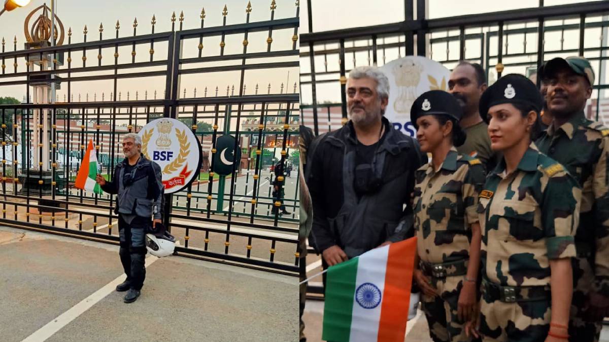 Actor Ajith At Wagah Border