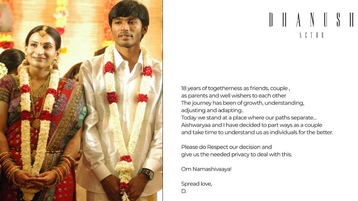 Dhanush And Aishwarya Separation