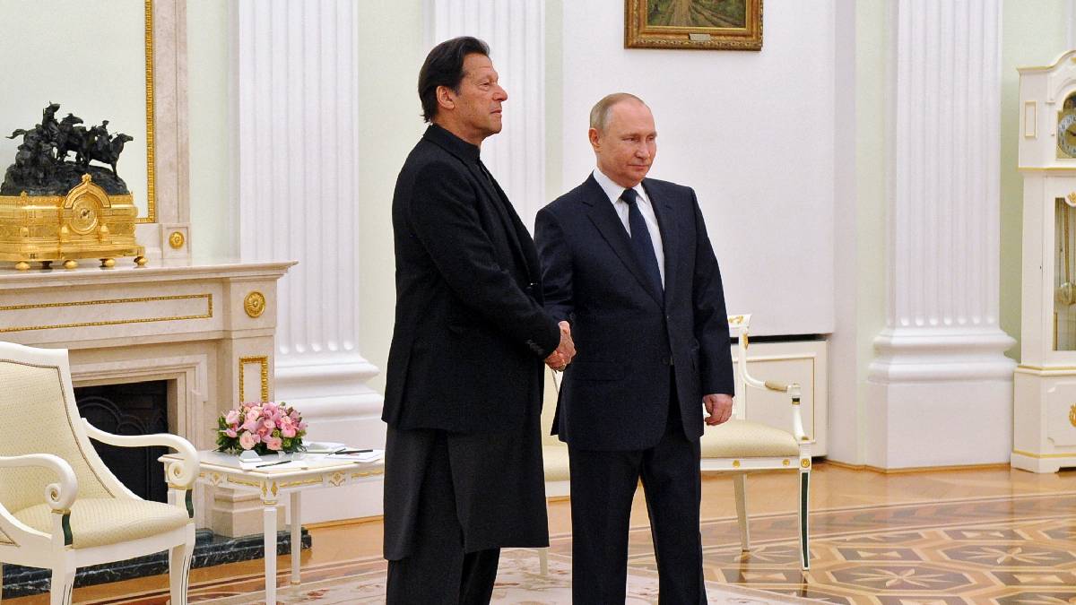 Imran Khan And Vladimir Putin