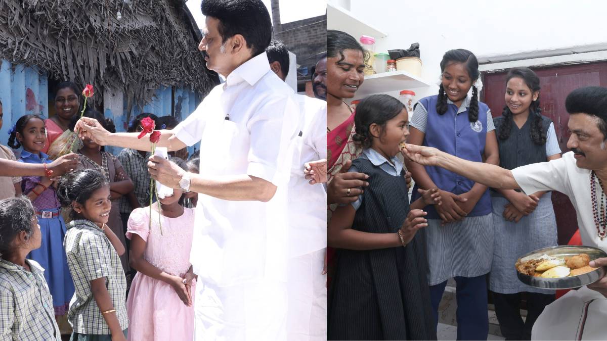  Chief Minister MK Stalin visited the Narikuravar Residence