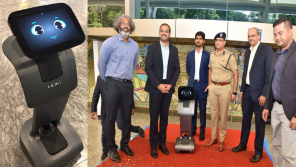 Robot At Coimbatore Airport