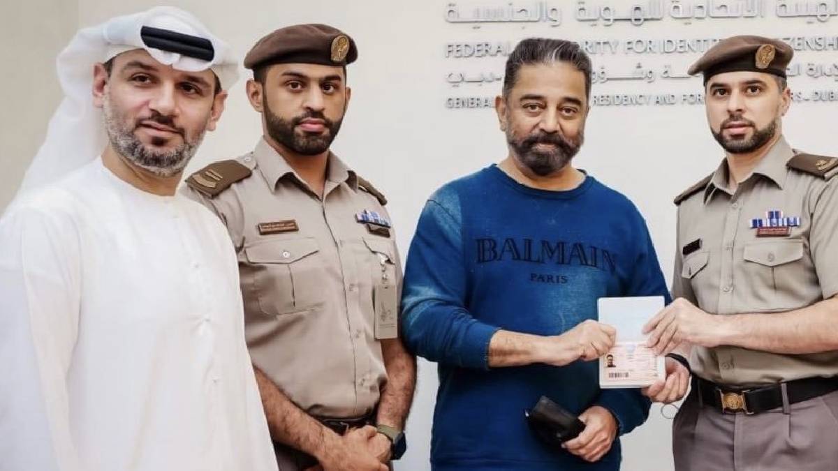 Kamal Haasan Receives UAE Golden Visa
