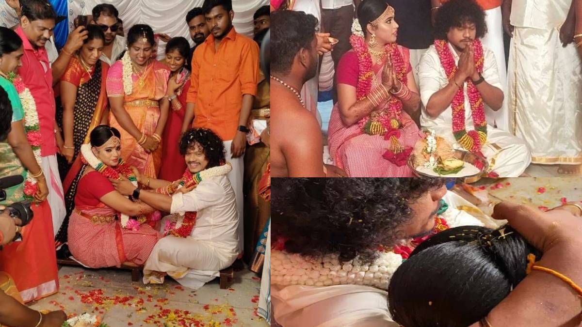 Pugazh And Benz Riya Marriage