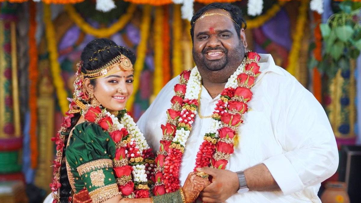Newlyweds Mahalakshmi and Fatman Ravindar Love Story Trending Couple