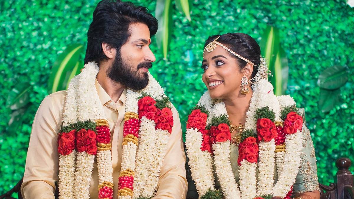 Actor Harish Kalyan and Narmada Udayakumar Marriage