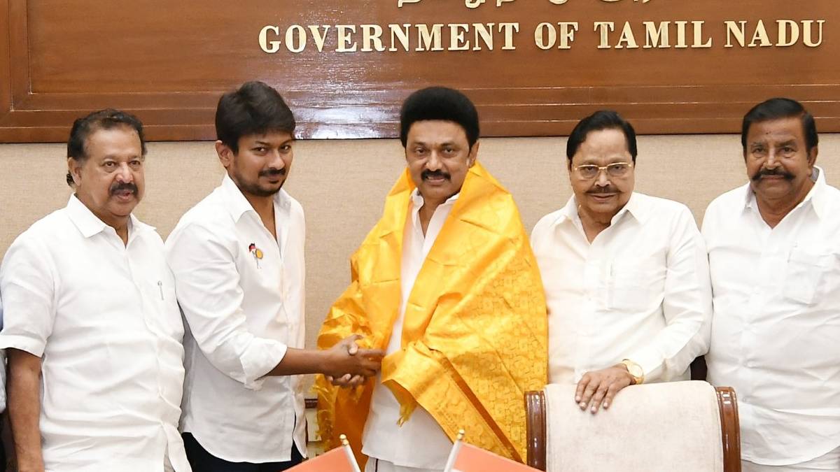 CM Stalin Meets Udhayanidhi Stalin