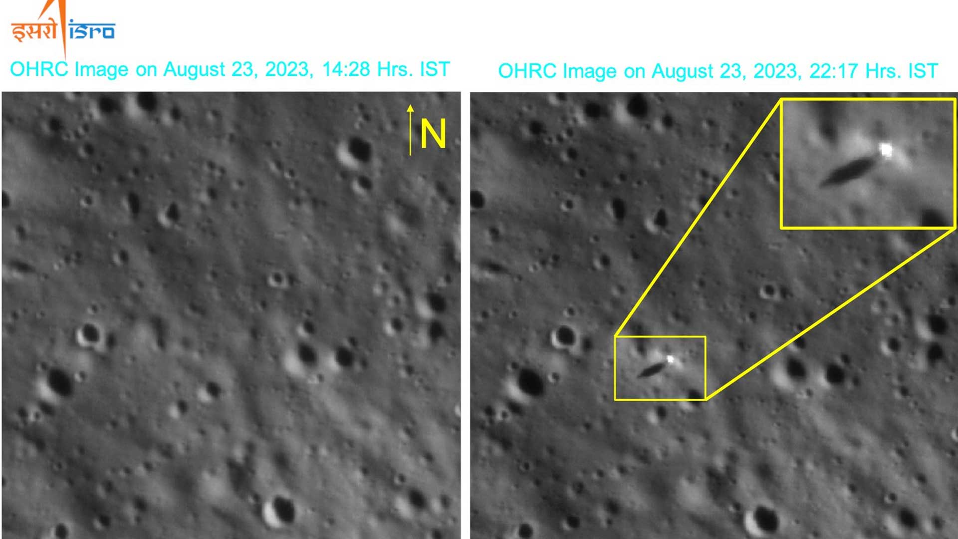 Chandrayaan-2 Orbiter Spotted Chandrayaan-3 Lander
