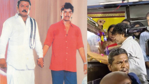 Actor Vijay And Vijayakanth