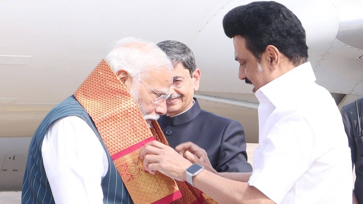 PM Modi And CM Stalin