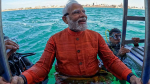 PM Modi att Dwarka