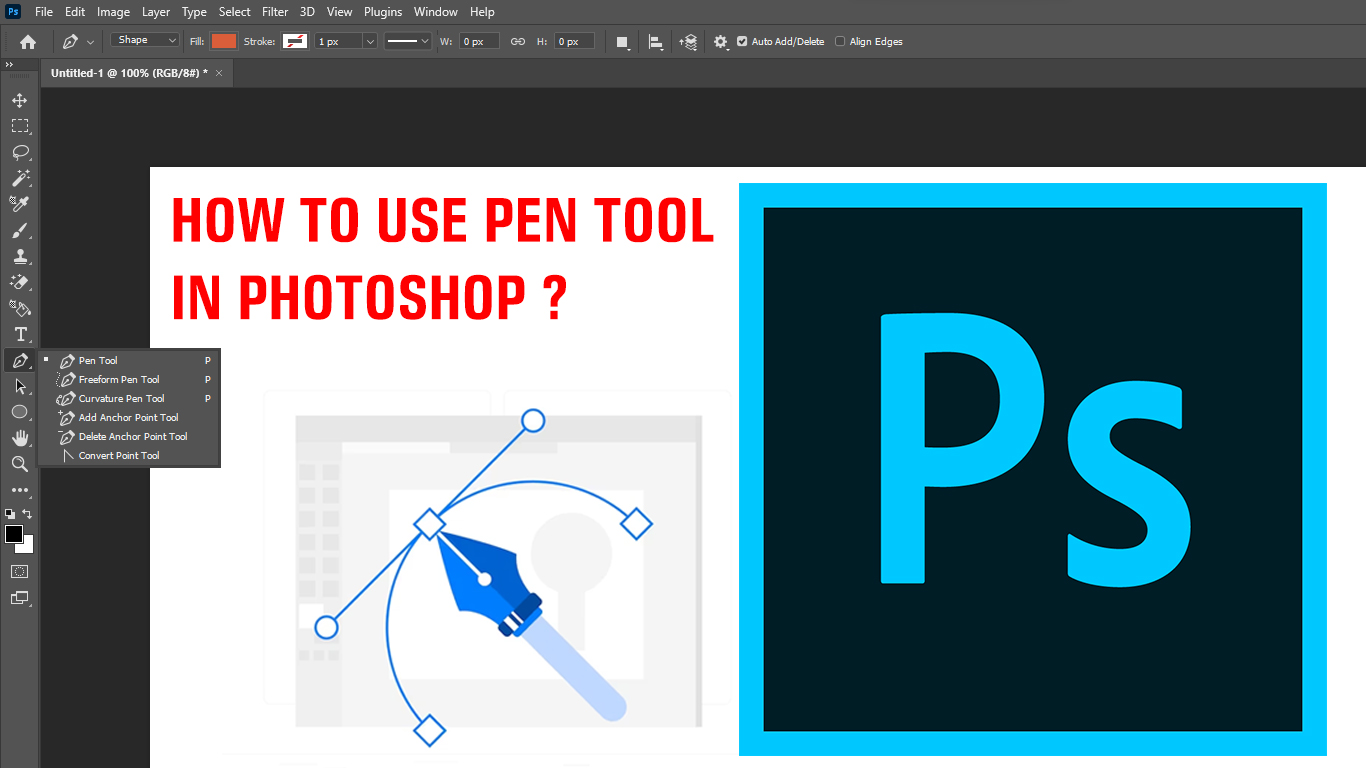 Pen Tool in Photoshop