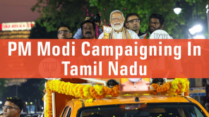 PM Modi Road Show In Chennai