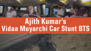Vidaa Muyarchi Car Stunt