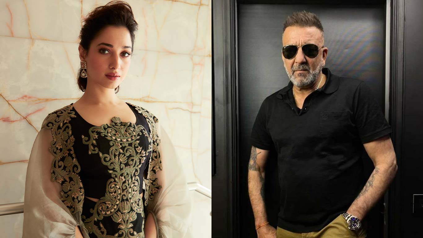 Tamannaah and Sanjay Dutt 