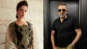 Tamannaah and Sanjay Dutt 